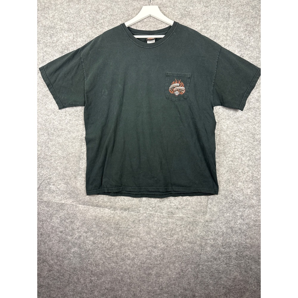 Harley Davidson Dudley Perkins  San Francisco T-Shirt Black MenS 2XL Made in USA